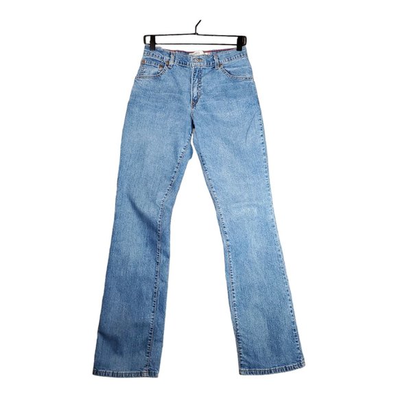 Levi's 550 Relaxed Boot Cut sz 8L Women's Jeans Medium Wash EUC - Picture 1 of 12